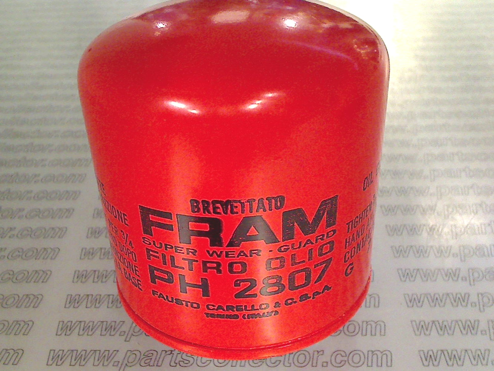 FRAM PH2807 Engine code 9675 compatible with: CARELLO CARELLO, FIAT 124, FIAT 125, FIAT 128, FIAT 132, FIAT 238